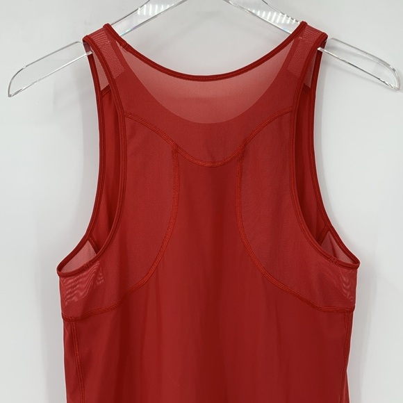 Lululemon Sculpt tank II berry mist red racerback mesh running X-Small XS 0 2 - Picture 5 of 5